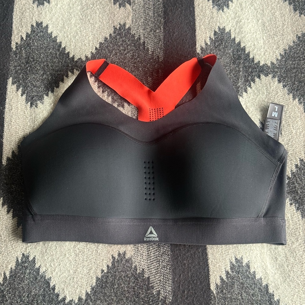 Reebok Black Sports Bra
